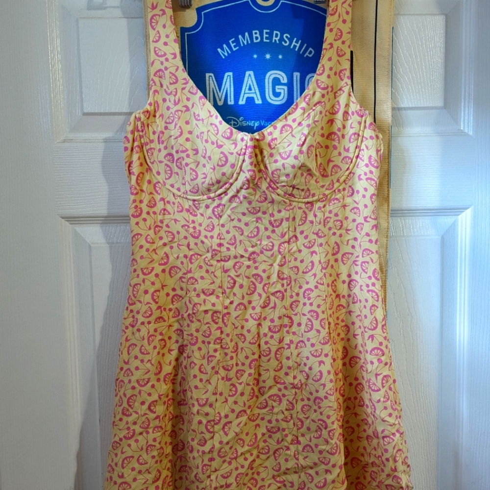 PacSun LA Hearts Lemon and Cherry print dress